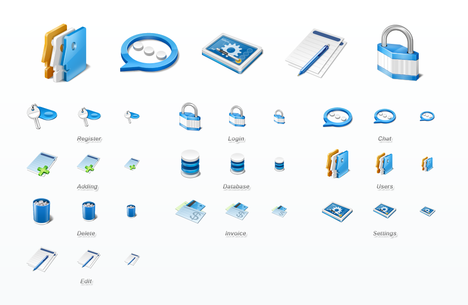 Application Icon Set