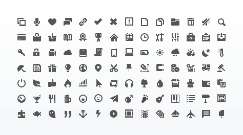 Minimal Vector Mini Icon Set