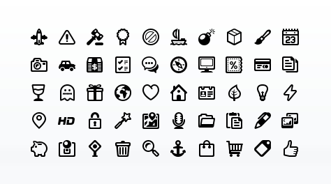 Outline Style Pictogram Set