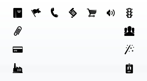 Pictograms Glyphs Icon Set