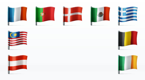 Country Flags Icon Set