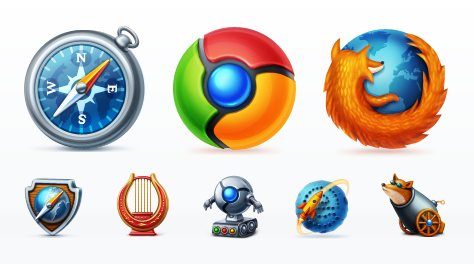 Web Browsers Icon Set