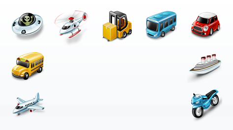 Transportation Icon Set