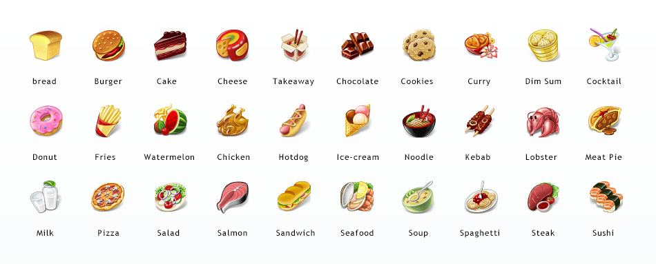 Food Icon Set