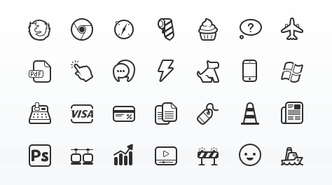 Simplicity Vector Icon Set