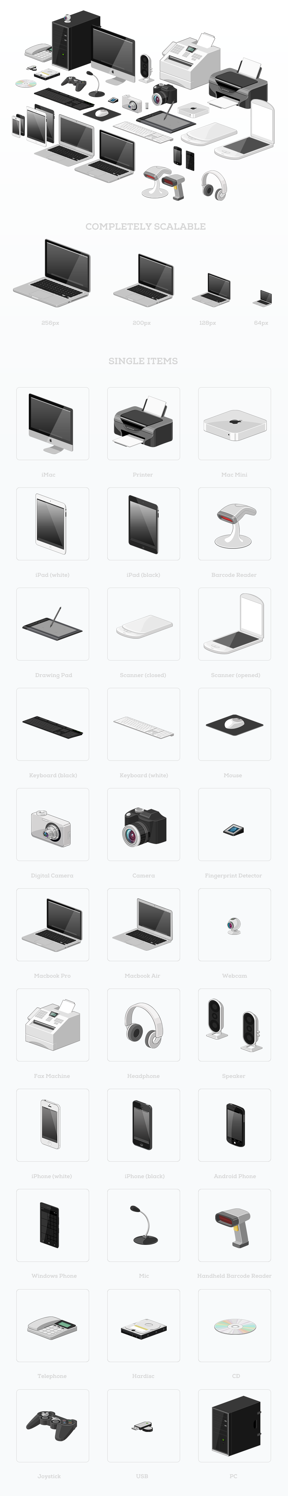 Vector Device Icon Set